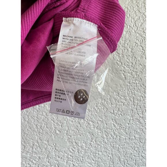 Free People Have My Heart Cropped Tank Top - Medium - NWOT - Raspberry Sherbert - Picture 7 of 7